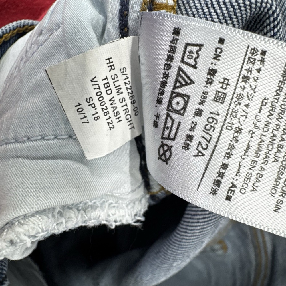 Gap‎ Slim Straight Jeans 6/28 - Picture 11 of 12